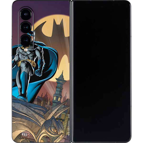 DC Comics Batman Action Pose 90's art Galaxy Z Fold4 5G Skin